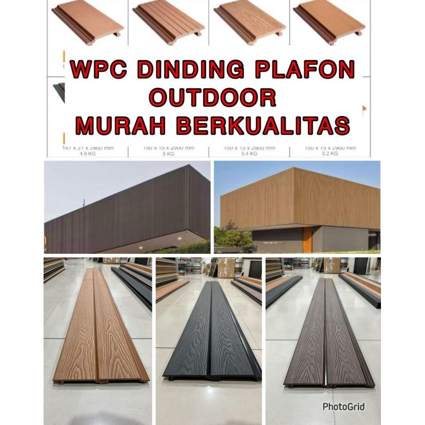 Terlaris Wpc dinding outdoor wallpanel wpc outdoor wpc cladding SALE
