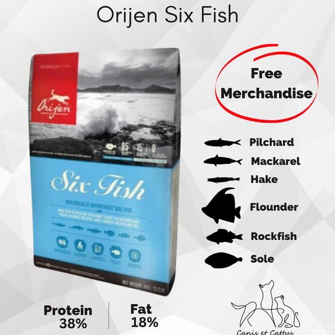Sale Orijen Dog Food Six Fish 6 Kg