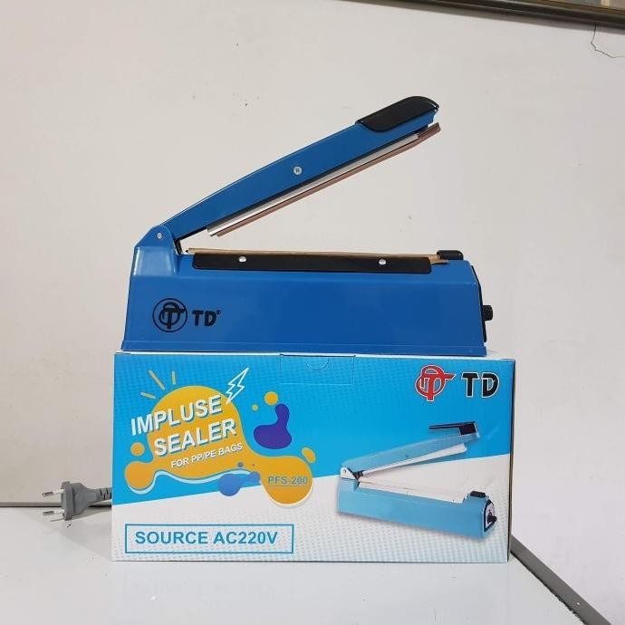 TERBARU - Alat Pres Segel Plastik Mesin Pres Impulse Sealer Makanan TD