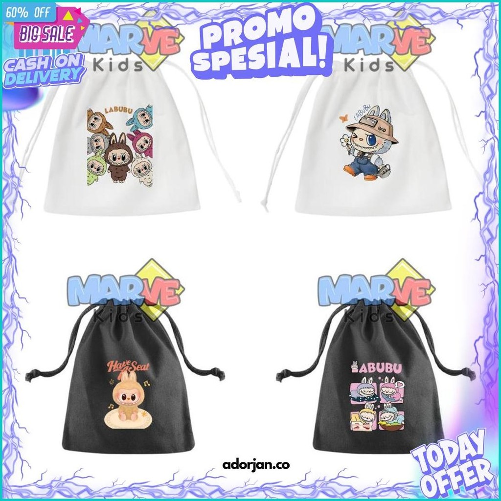 

Tas Pouch Bag Lucu Labubu Pop Mart Tas Hampers Souvenir Hampers Goodie Bag Ulang Tahun Goodiebag Sale