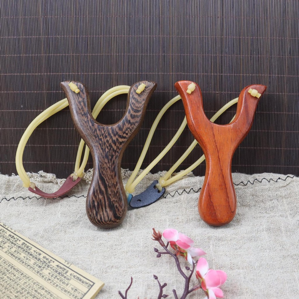 Mainan Anak Kayu Merah Rosewood Slingshot Kerajinan Kayu