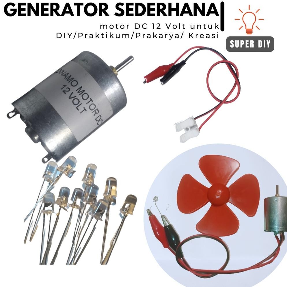 Wind Generator Untuk Edukasi Listrik Tenaga Angin Bahan Peraga Generator murah