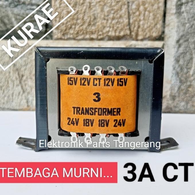 Promo TRAFO 3A CT TEMBAGA MURNI TRAVO 3A CT TRAFO 3AMPERE CT TRAFO 3 AMPERE COD