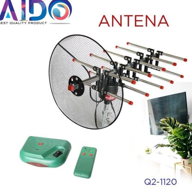 CO Antena Parabola Tv Mini Outdoor / Antena tv remote + booster / Antena TV Digital Remot outdoor in