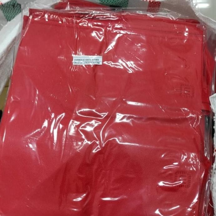 

Tas Spunbond Handle Box 32 x 27 x 26 Merah / Krem murah