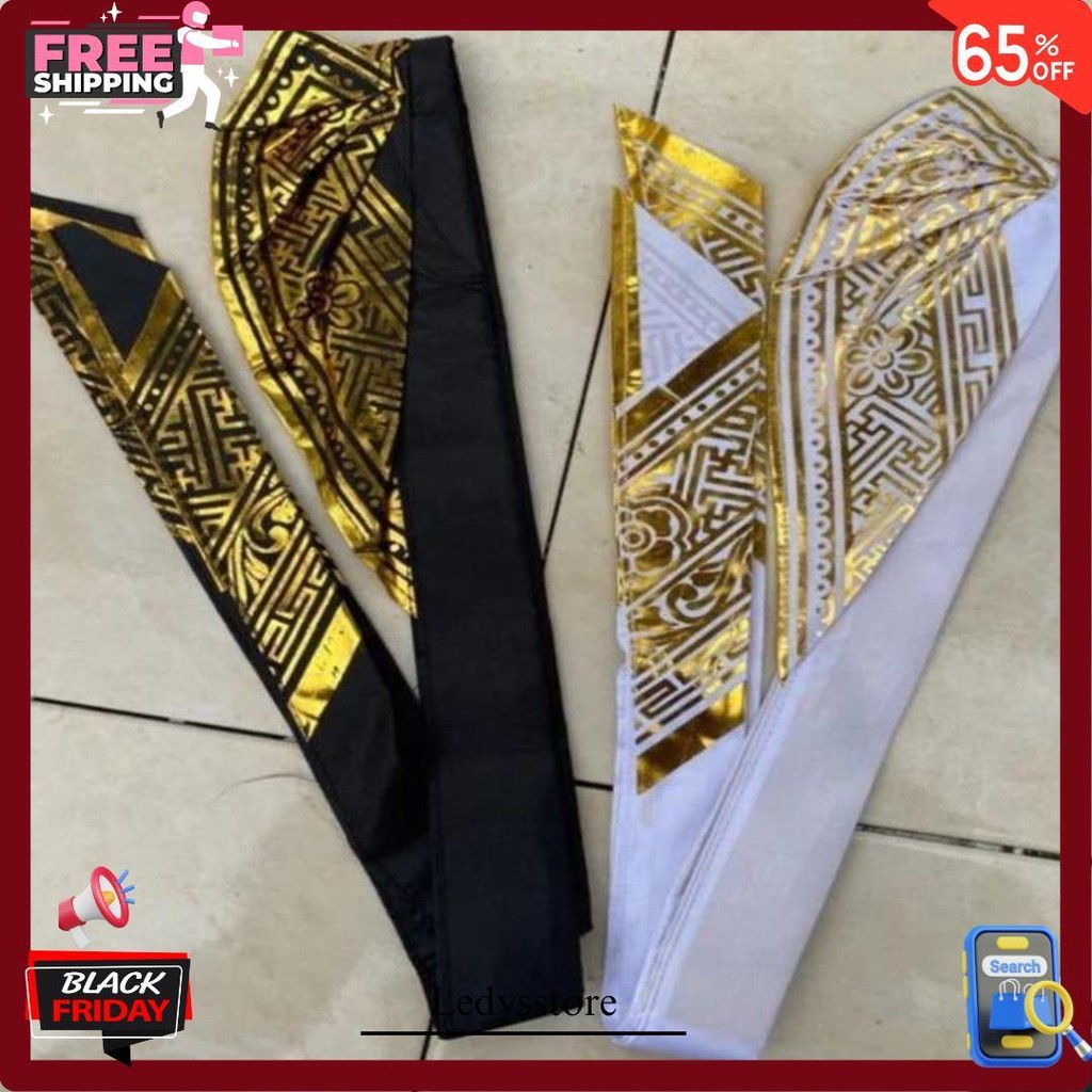 Udeng Bali Prada_Udeng Bali Belum Jadi_Udeng Bali Motif Kotak Terlaris