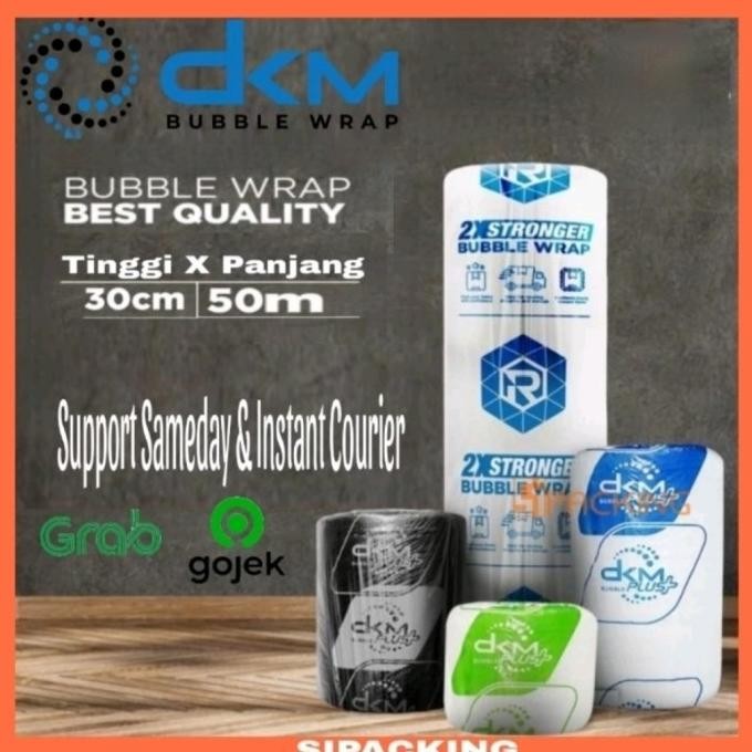 

BUBBLE WRAP BUBLE WARP PUTIH TRANSPARAN BENING HITAM TEBAL DKM+ 30X50 murah
