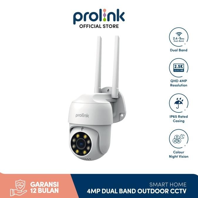 Murah Prolink 4Mp Smart Ip Cam Cctv Wifi Dual Band Outdoor Qhd | 360 View | Ds-3103