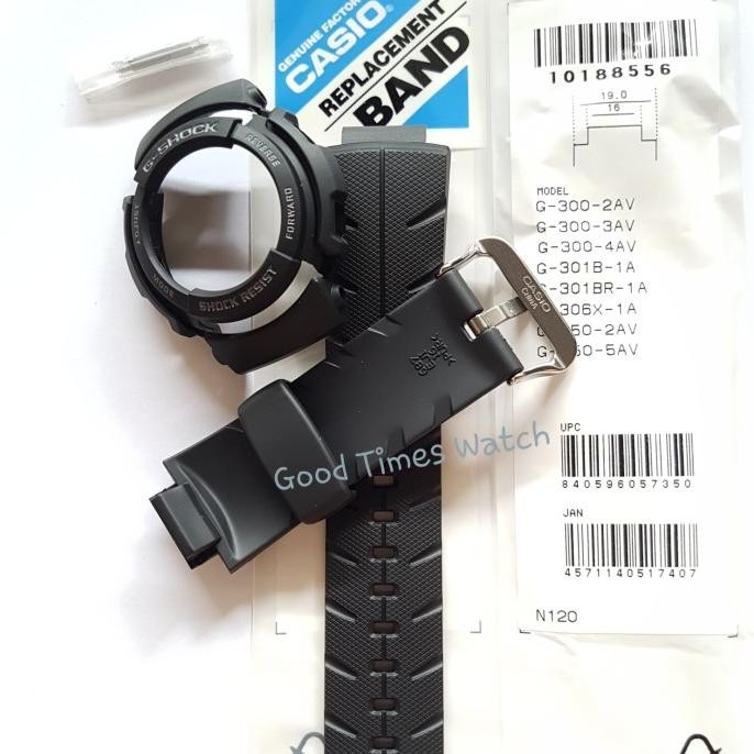 PAKET STRAP BEZEL G-SHOCK G-300 G-301B G-313MS G-314RL Casio Original murah