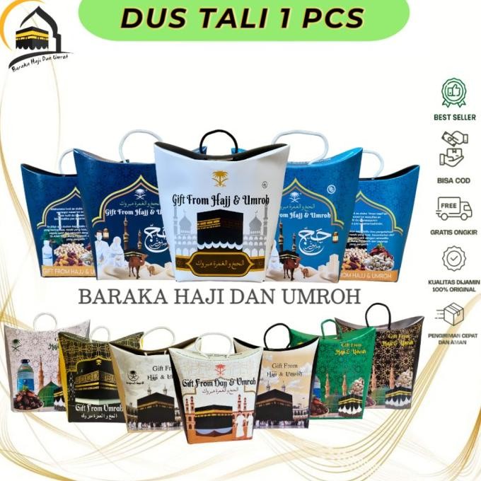

dus oleh oleh haji dan umroh dus tali/paperbag/dus jing-jing 1pack murah