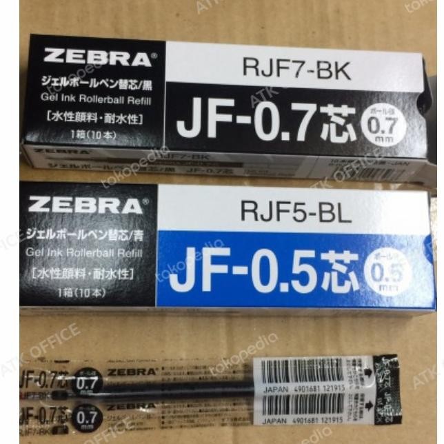 

Refill Pulpen Sarasa 0.5 0.7 Zebra JF-0.5 JF 0.7 Sedus (10Pcs)HEMAT