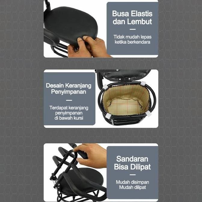 Murah Kursi Sepeda Motor Anak / Kursi Pengaman Anak / Kursi Depan Bayi Dudukan Boncengan