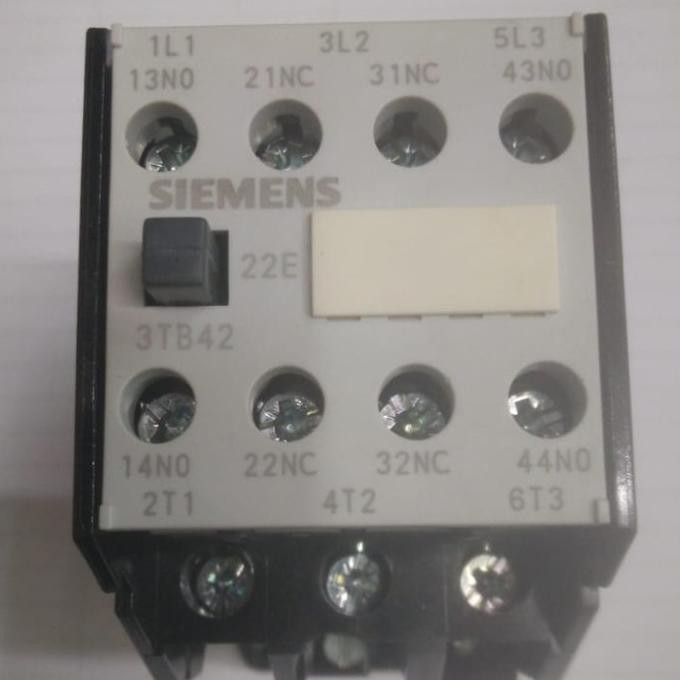 Kontaktor Siemens Type: 3Tb/Tf42 22 220Vac New Stok