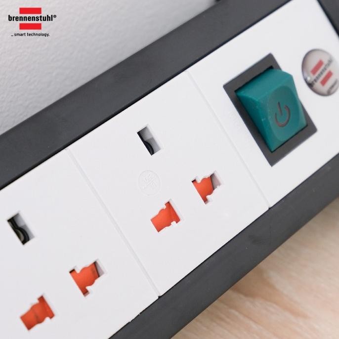 Stop Kontak Kabel Extension Terminal Listrik 5 Lubang Brennenstuhl Universal Office Multi Line 5 Soc