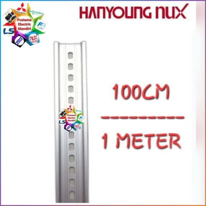 Hanyoung Nux Rel Mcb Din Rail Alumunium Hybt-01 Hy Bt01 Bt-01 1 Fungsi New Stok