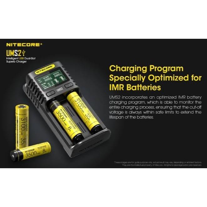 Produk Baru Charger 2 Slot Nitecore UMS2