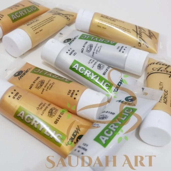 

redi Cat Acrylic/Akrilik 75ml Maries Gold/Silver/Pale Gold