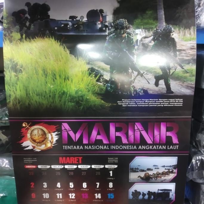 

KALENDER DINDING MARINIR TNI AL 2025 TERBARU