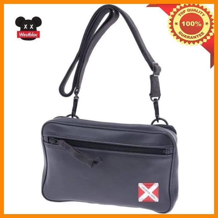 [WES] PORTER LUGGAGE LABEL LINER SHOULDER BAG TAS YOSHIDA KABAN JAPAN BLACK