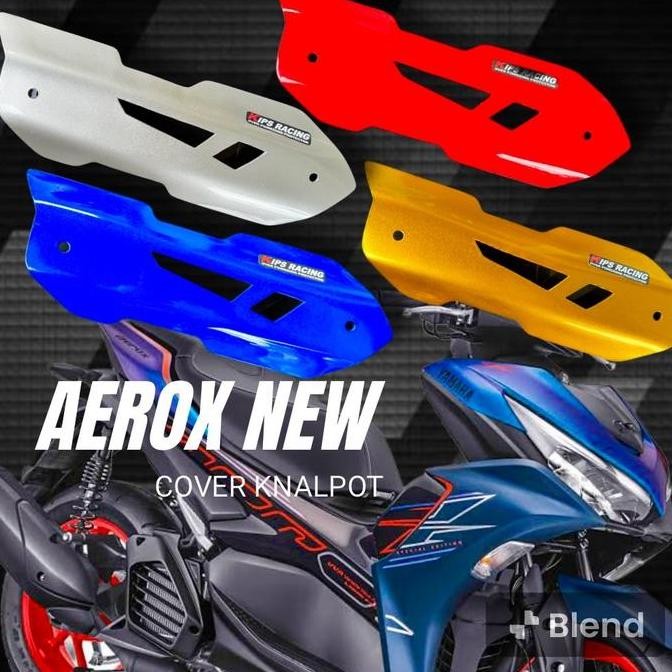TUTUP KNALPOT N MAX NEW VARIASI ZT / TUTUP KNALPOT VARIASI NMAX NEW AEROX MOTORCYCLE RACING ORIGINAL