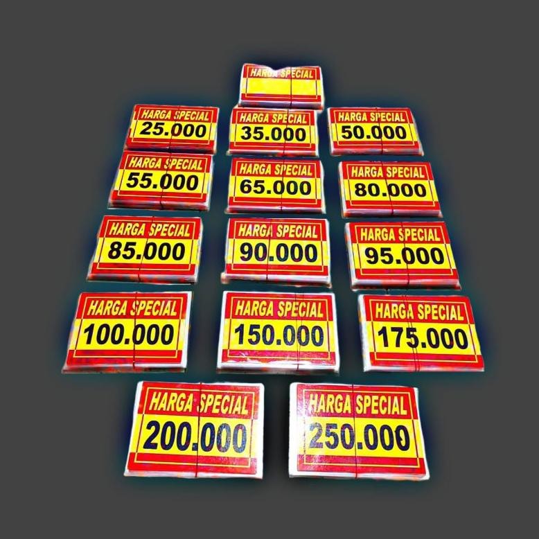 

Df-8 Kertas Tulisan Bandrol Harga Bolak Balik Laminating Anti Air Dan Anti Basah