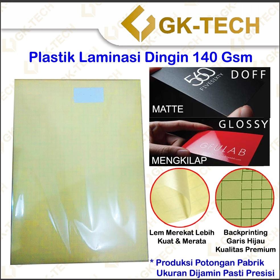 

Gd-5 Plastik Laminasi Dingin 140 Gsm A4 Isi 20 Lembar - Motif Glossy Mengkilap, Doff Matte (Lapisan Sticker Bening Transparant Pelapis Laminating Kertas Foto Glossy Photo Paper) Cold Lamination