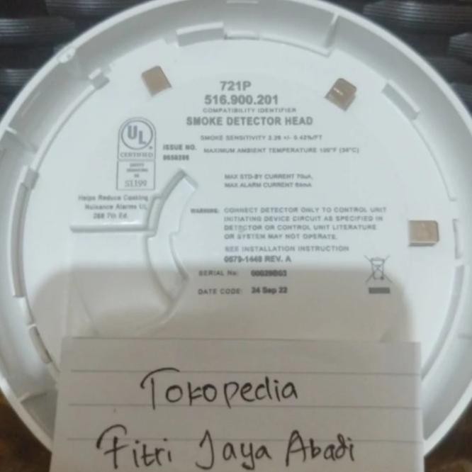 Smoke Detector Simplex Tyco 721P +Base Tyco 721P Simplex Smoke