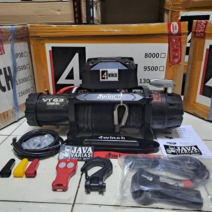 Terbaik Winch 4Winch 13000Lbs Plasma Warn Runva Articx Tmax Promo