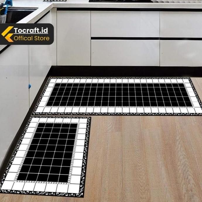 tersedia tcid keset dapur set anti slip serap air keset teras ruang tamu kamar spons estetik