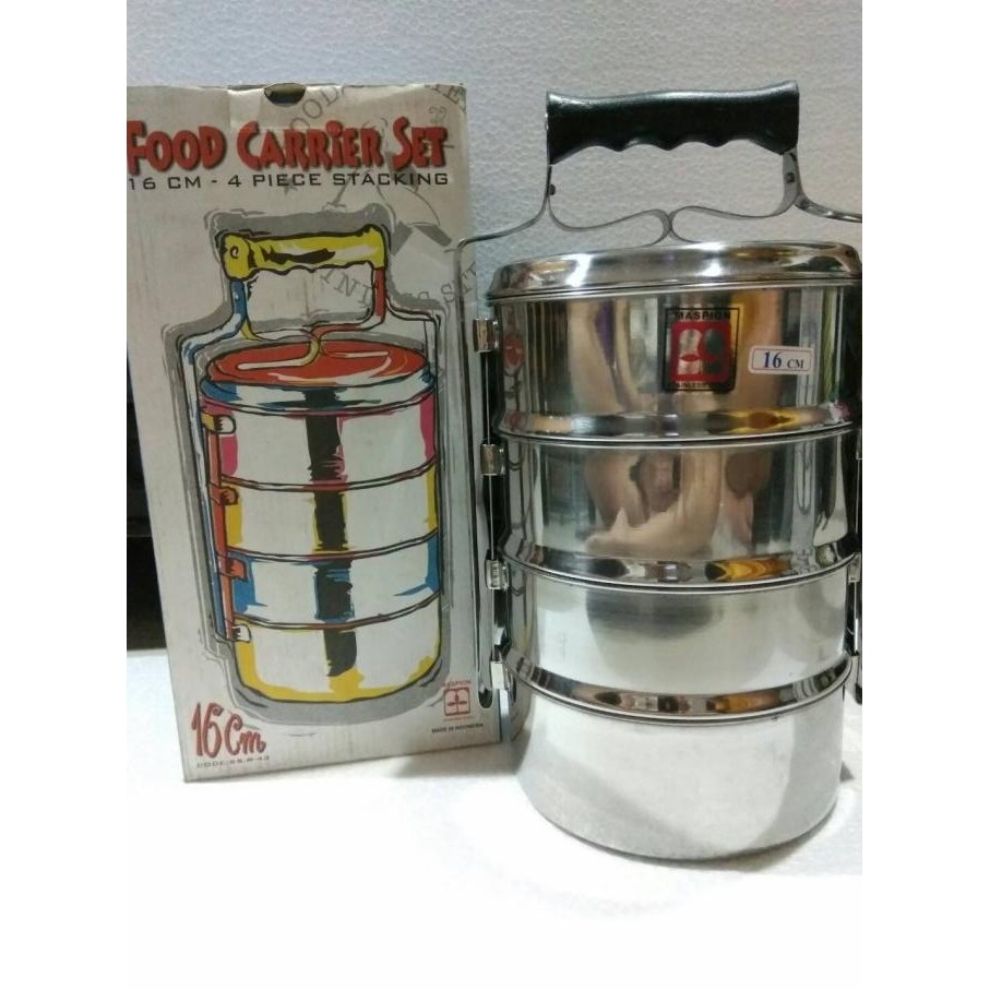 Maspion rantang stainless susun 4 / rantang 16cm