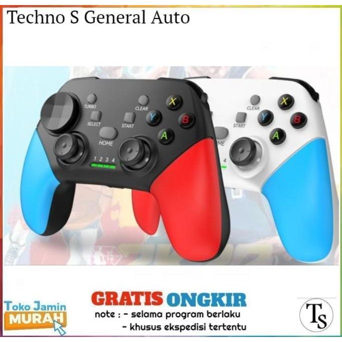 Diskon Stik Wireless Gaming Controller Gamepad PS3 PS4 PC SWITCH ANDROID TV