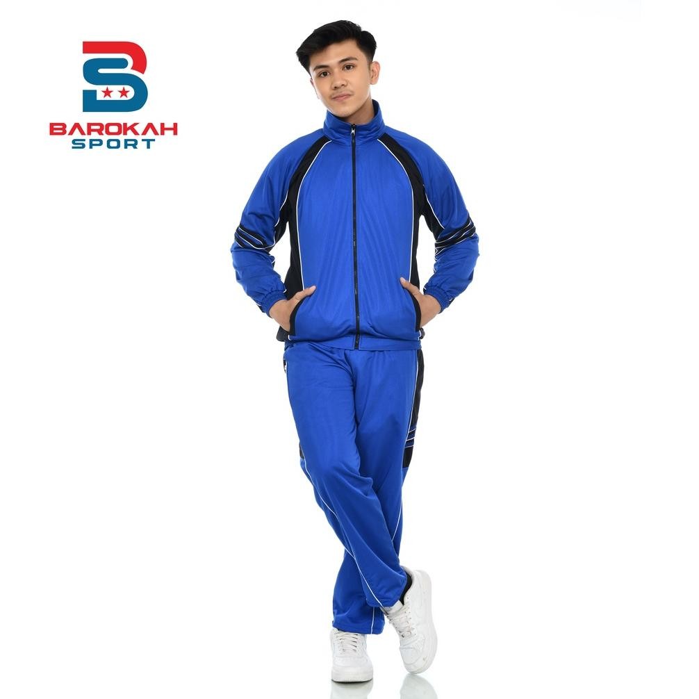 Gj-46 Setelan Olahraga Pria Wanita Unisex Seragam Olahraga Setelan Jaket Celana Olahraga Jaket Sport