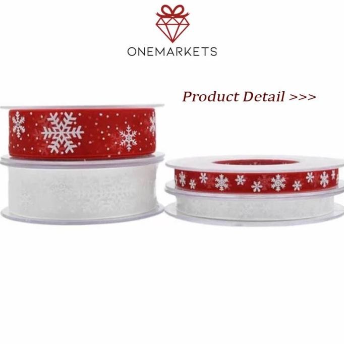 

Sale! 1 Roll Pita Lace Snowflake Natal - Ribbon Frozen Christmas Ps104