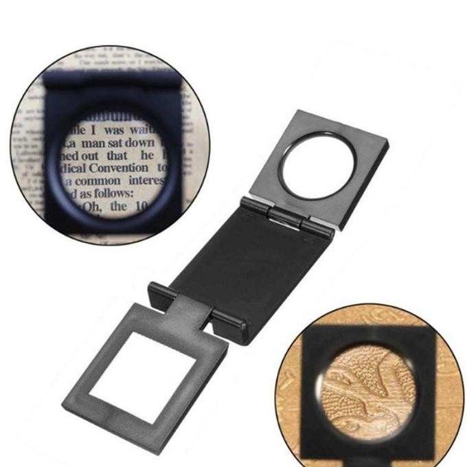 

Sale! Kaca Pembesar Teropong Kotak Lipat Folding Magnifier