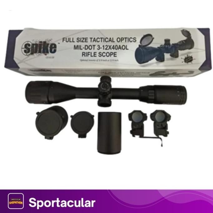 Terlaris Telescope Spike 3-12X40 AOL ( Bukan Comet atau discovery ) SALE