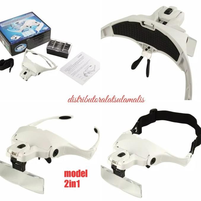 

Sale! lampu led 2model kacamata/karet+ kaca pembesar untuk eyelash extension