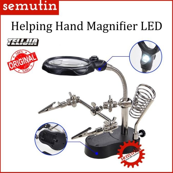 

Sale! Penjepit PCB LED TELIJIA TE-801 ORIGINAL / Holder Kaca Pembesar Lampu