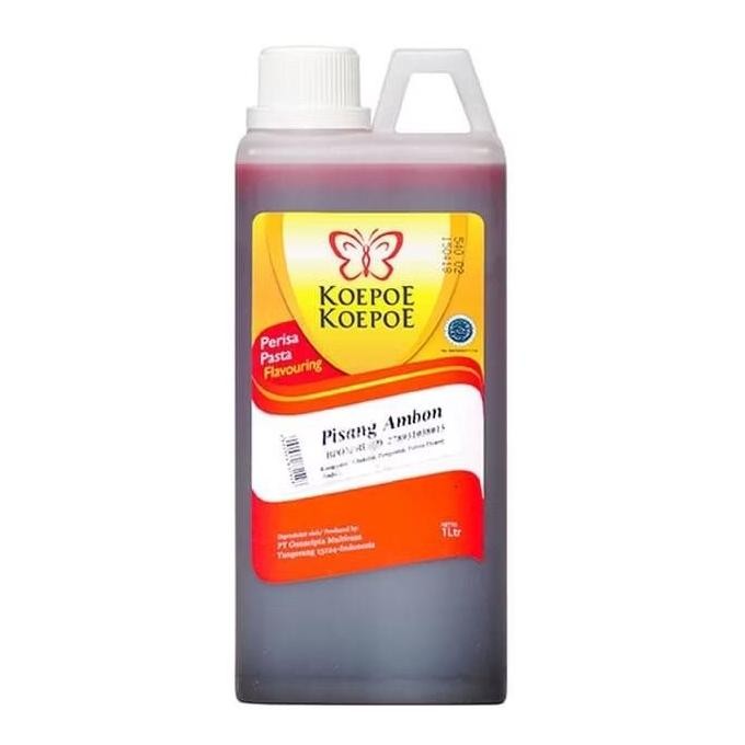 

Terbaru Koepoe Koepoe Pasta Perisa Pisang Ambon 1 Liter Banana Flavoring