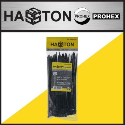 

ready HASSTON PROHEX Cable Tie 5x300 Hitam (4580-145) murah