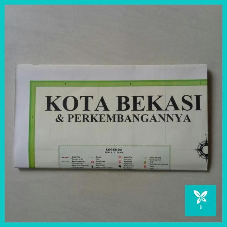

| BCL | PETA KOTA BEKASI DAN PERKEMBANGANNYA - PETA LIPAT