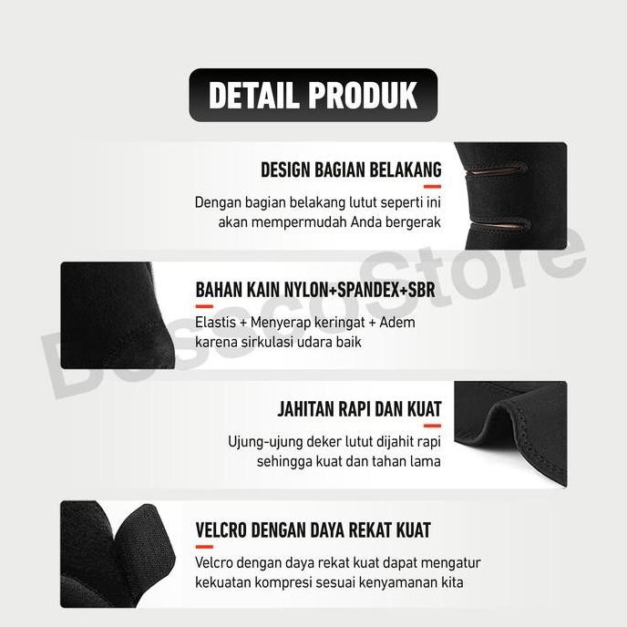 Terbaru Sevenplus Deker Pelindung Lutut Alat Terapi Lutut Deker Lutut Knee Brace Pelindung Lutut Ola