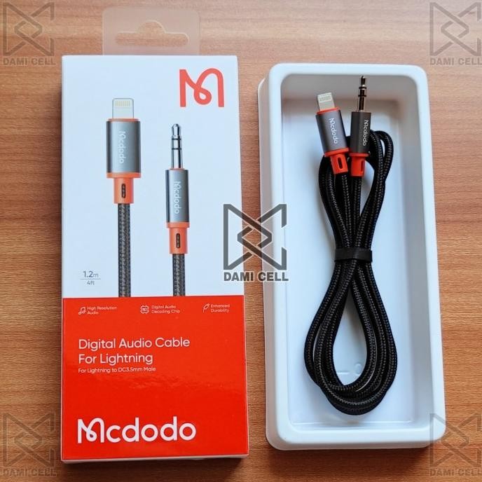 MCDODO CA-0780 Kabel AUX Iphone To DC 3.5MM Premium Audio Stereo