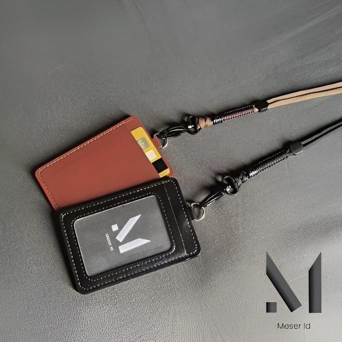 

ready Lanyard Id Card Paracord 4mm 550 lbs Card Holder 2 Slot Kartu Sintetis gantungan card tactical lanyard name tag Tali murah