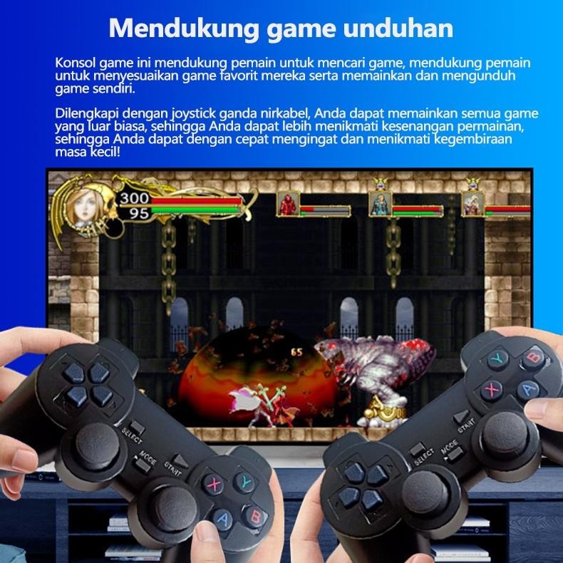 CODGame Stick 4K ps 2 full game + stick 2 Console Wireless Gamepad Game Stick 4K 10000 games 64G/128