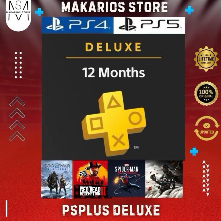 PS Plus Deluxe 1bulan (1month) PS 4 PS 5 murah