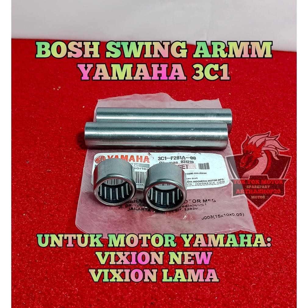 BOSH SWING ARM ASLI ORIGINAL YAMAHA 3C1 VIXION NEW , VIXION LAMA SASIS FORK BOS SATU SET murah