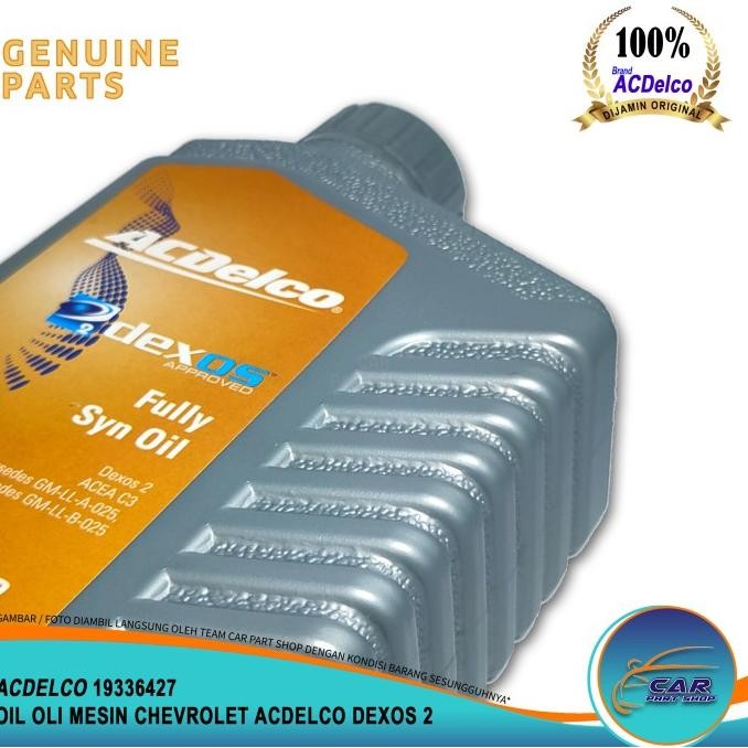 Cars OIL OLI MESIN ACDELCO AC DELCO DEXOS 2