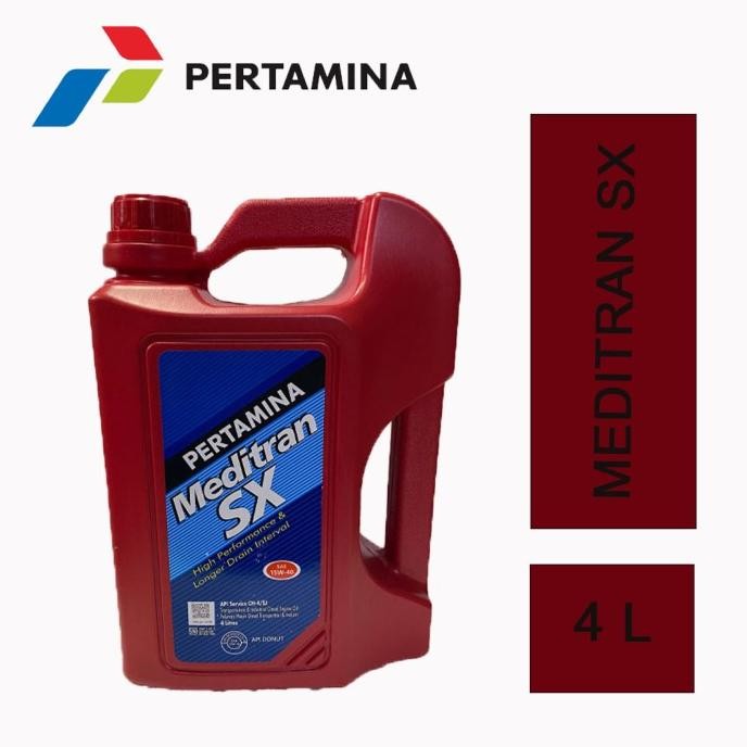 Cars Oli meditran SX 4 liter/Oli mesin diesel/oli Pertamina Meditran SX