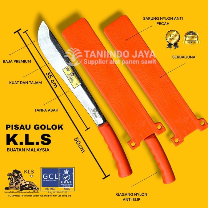 Parang Tebas Kls Palmking Serbaguna Made In Malaysia / Tanpa Asah Co