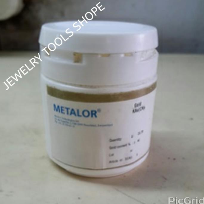 

Bubuk emas METALOR 40% ( per gram )